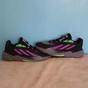 Adidas Black and Purple Athletic Shoes